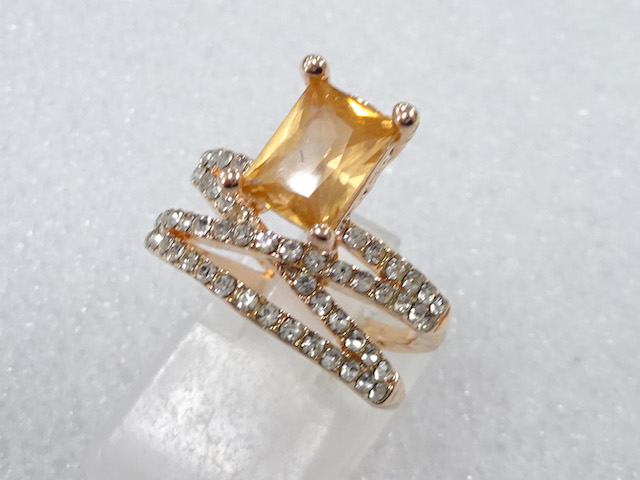 COLORED STONE FASHION RING / JP SIZE 10.5